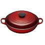 Le Creuset Cast Iron Shallow Casserole, Cerise, 30 cm