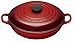 Le Creuset Cast Iron Shallow Casserole, Cerise, 30 cm