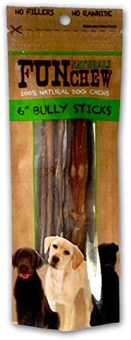 FunChew 6"Bully Stick, 2-pack