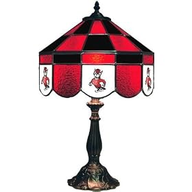 NCAA North Carolina State Wolfpack 14 Tiffany Style Executive Table Lamp