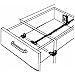 Knape & Vogt 1175PZC 22-5/8 Extension Drawer Slide