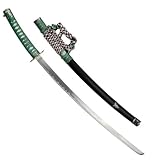 Japanese Samurai Swords Series - 39 Inch Green Jintachi