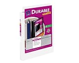 1/2In White Durable View Binder