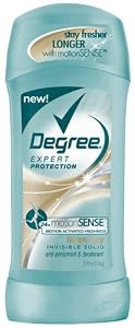 Degree MotionSense AntiPerspirant Deodorant, Invisible Solid, 2.6 Ounce (Pack of 2)