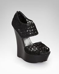 Celia Crochet Wedge Sandal - WEB EXCLUSIVE