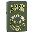 Zippo Lighter U S Army Green Matte