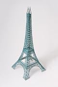 12 inch Laser Cut Eiffel Tower - Malachite Green