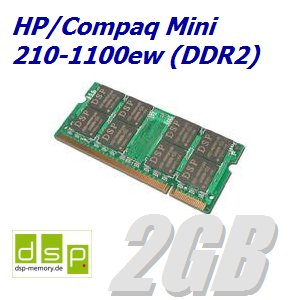 2GB Speicher / RAM für HP/Compaq Mini 210-1100ew (DDR2)