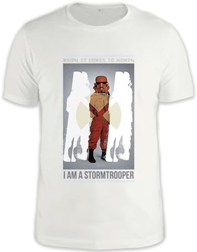 When It Comes To Woman I'm Storm Trooper Slogan T-Shirt - Small