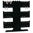 24 Pair Earring Necklace Bracelet T-Bar Black Display