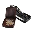 Deluxe Leather Change Tray Coin Purse'
