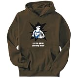 Hoodie Mens Brown 