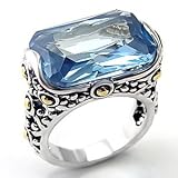 Gorgeous Designer London Blue Genuine Semi Precious Spinel Ring