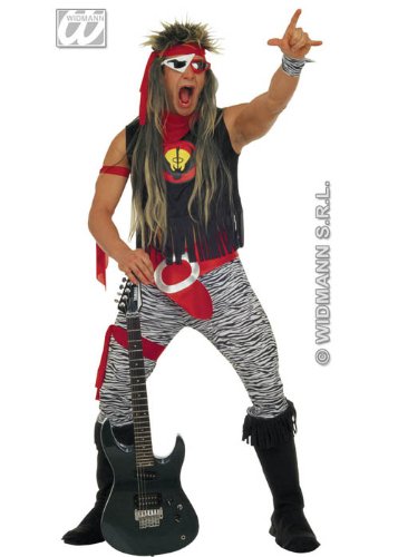 MENS 80'S ROCK STAR COSTUME