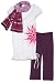 FANG Girls 7-16 Short Sleeve Tunic Top With Leggings & Scarf