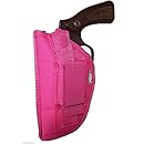 Bulldog Cases Pink Belt and Clip Ambi Holster (Fits Most Small Frame Revolvers with 2 - 2 1/2-Inch Barrels, S &amp; W J Frame)