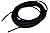1/4" x 250' Black Shock Bungee Rubber Rope Cord - Woven Jacketed