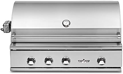 Delta Heat 38 Inch Built-In Natural Gas Grill with Infrared Rotisserie