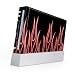 Wii Skins - Red Neon Flames