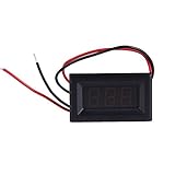 ラブ直流 2.5-30 v 2 線赤 LED パネルの電圧計 3 デジタル表示電圧計