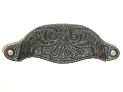 Top Knobs-Chateau Collection M63 Abbot Cup Pull in Rust