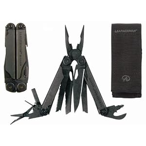 Black Leatherman Wave Multi Purpose Pocket Tool by 