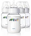 Philips AVENT 260ml/9oz Airflex Feeding Bottles Quad Pack