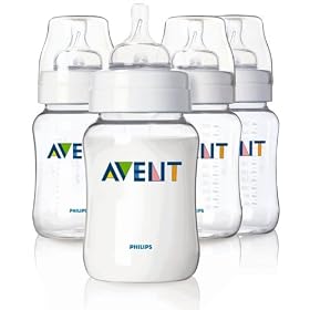 Philips AVENT 260ml/9oz Airflex Feeding Bottles Quad Pack