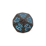 Speckled Tens 10-sided Dice, Blue Stars