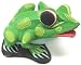 Concrete Frog Garden Pond Fountain Spitter Hand Painted