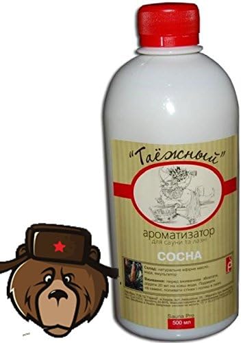 RussianBear ® Pine-tree Flavor for Russian Sauna Banya Natural Essential Oils "Taiga" 500ml