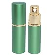 Green 1/3 Oz (10 Ml) Travel or Purse Perfume Atomizer with Funnel