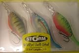 Storm Lures - Wildeye Soft Shad 2-3/4-inch - 3/8 - 3 Pack