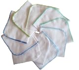 Molton Flanell Waschlappen 25/25 - 10er Pack Junge -NEUHEIT