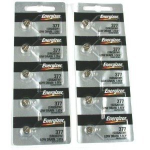 Energizer 377/376 Silver Oxide 10 Batteries