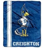 Creighton Bluejays 50"x60" Royal Plush Raschel Throw Blanket Warm Durability Machine Washable