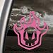 Bleach Pink Decal Rukia Skull Anime Truck Window Pink Sticker
