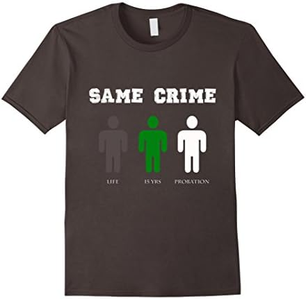 Men's  Same Crime T-Shirt  Large Asphalt