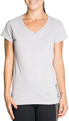Deus Fight Women's Deus V-Neck T-Shirt X-Large Grey
