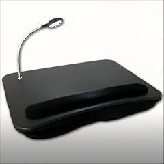 Laptoptisch schwarz 48 cm mit LED Licht