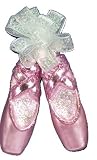 414xHUxOEpL. SL160  Old World Christmas Pair of Ballet Slippers Glass Ornament