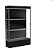 Waddell Edge Series Floor Display Case Case Backing: Black, Base Color: Black, Frame Color: Dark Bronze