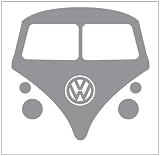VW Bus Vanagon Sticker Decal Metallic Silver