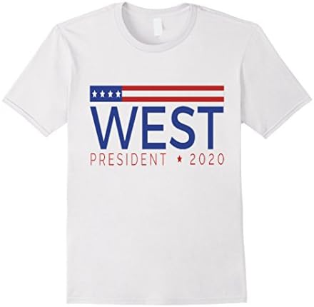 Men's West for President t-shirt Medium White