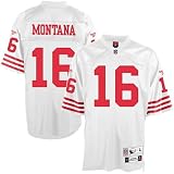 Joe Montana San Francisco 49ers -White- NFL Premier Throwback Jersey