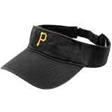 MLB '47 Brand Pittsburgh Pirates Black Logo Adjustable Visor