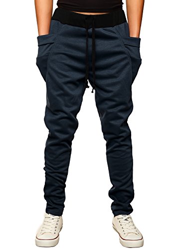 Hemoon mens jogging pants tracksuit bottoms training ru…