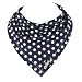 Skibz Dribble Bib - Navy & White Spot