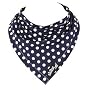 Skibz Dribble Bib - Navy & White Spot