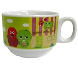 ☆ひらけ!ポンキッキ《ガチャピン&ムック/アフタヌーン》☆スタッキングマグカップ